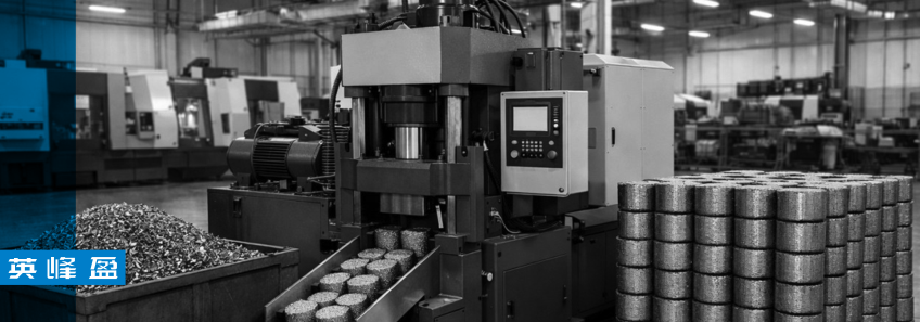 Aluminium chip briquetting and dross processing equipment